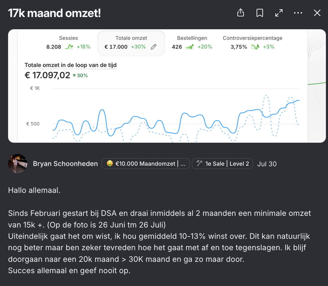 Bericht van Bryan in de community