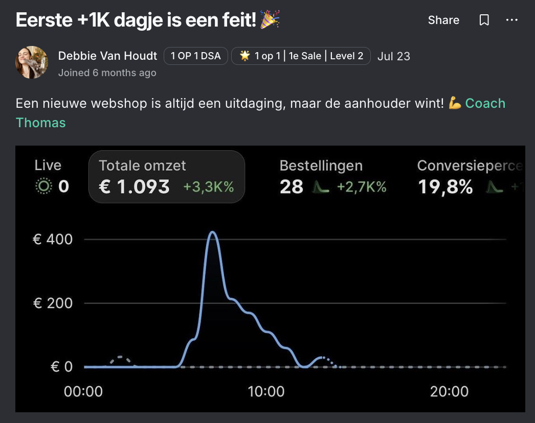 Bericht van Debbie in de community